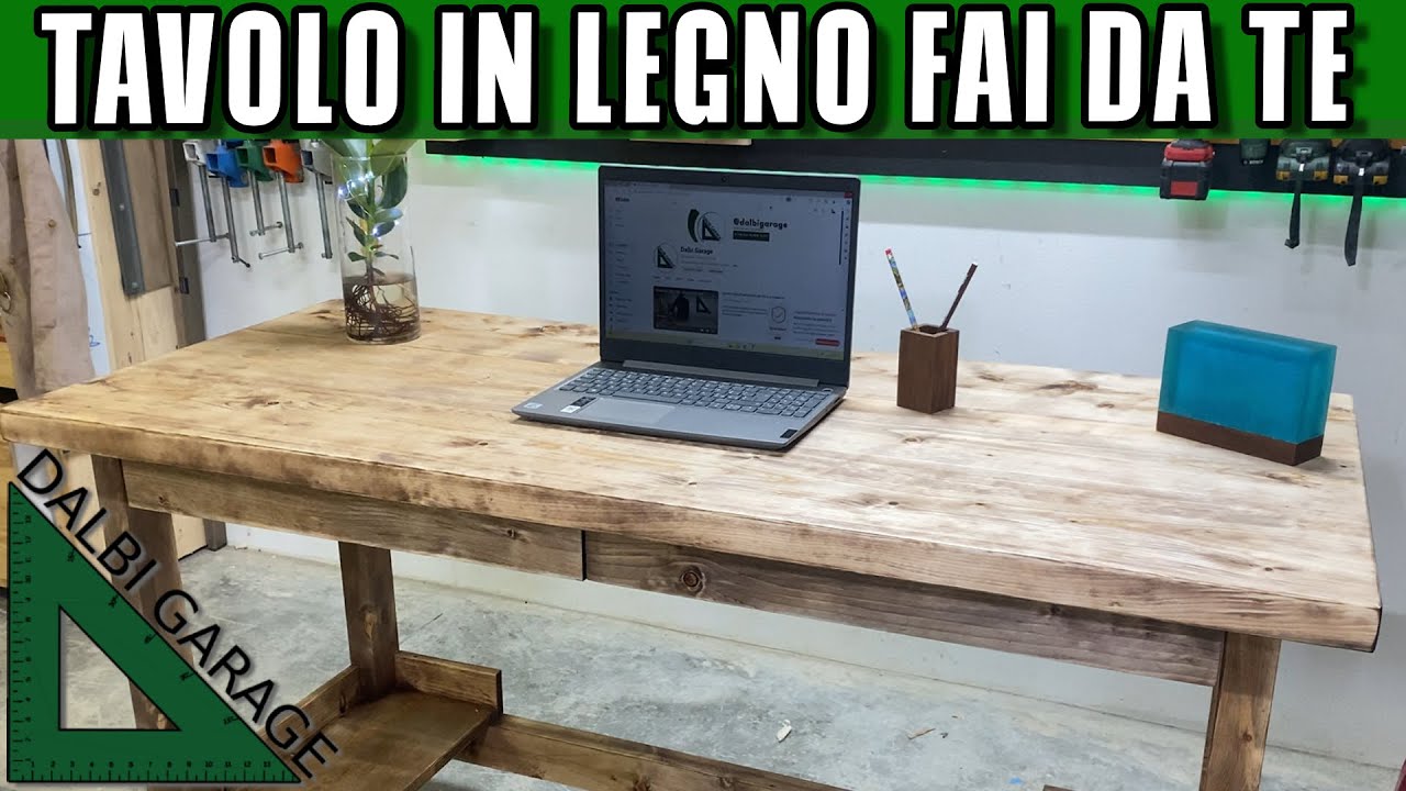 TAVOLO IN LEGNO MASSELLO FAI DA TE