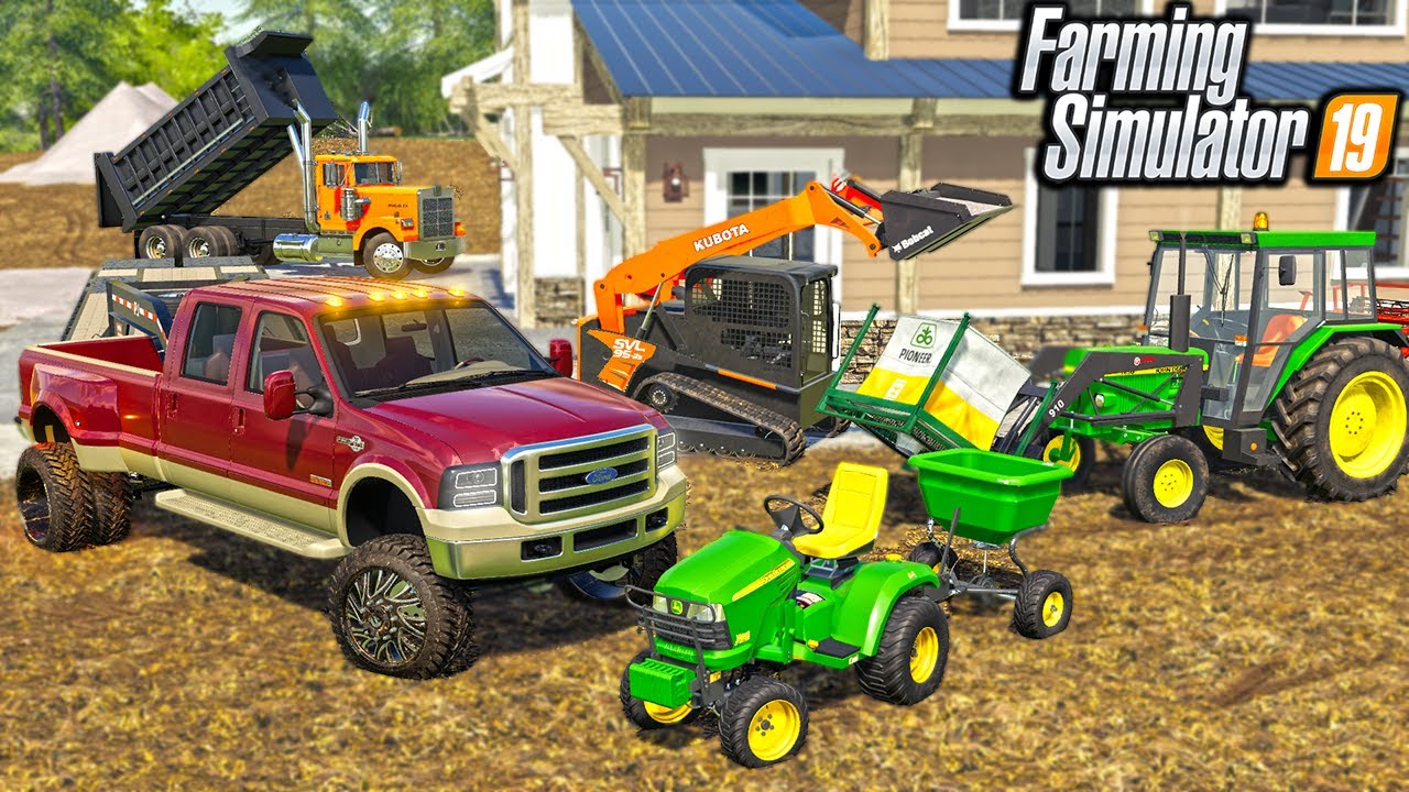 LANDSCAPING A NEW $800,000 LAKESIDE PROPERTY | (ROLEPLAY) FARMING SIMULATOR 2019