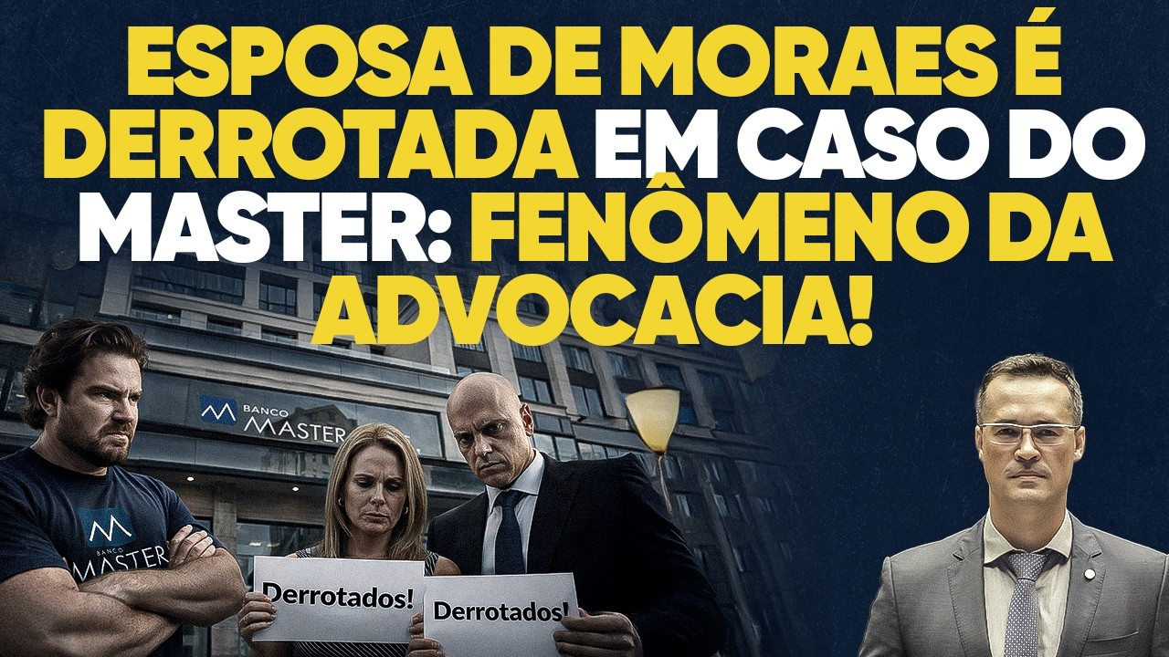 Esposa de Moraes é derrotada em caso do Master: fenômeno da advocacia!