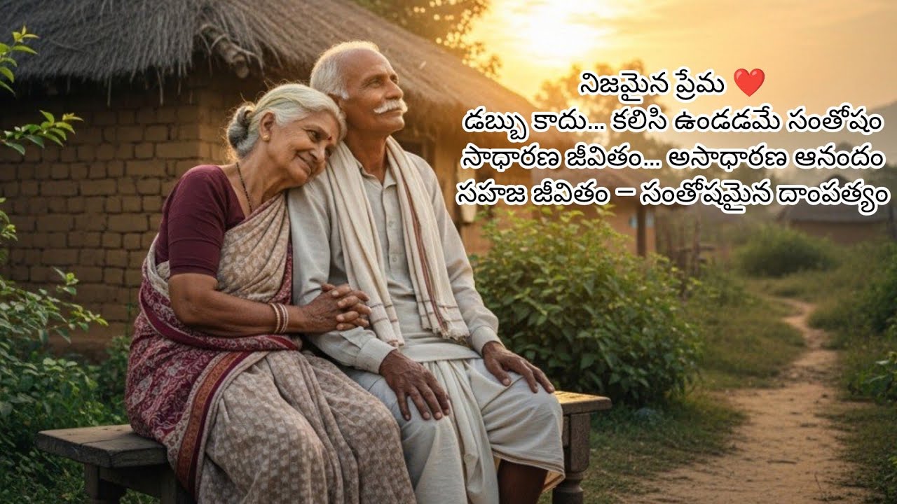 నిజమైన ప్రేమ ❤️ కలిసి ఉండడమే సంతోషం. సాధారణ జీవితం… అసాధారణ ఆనందం. సహజ జీవితం – సంతోషమైన దాంపత్యం
