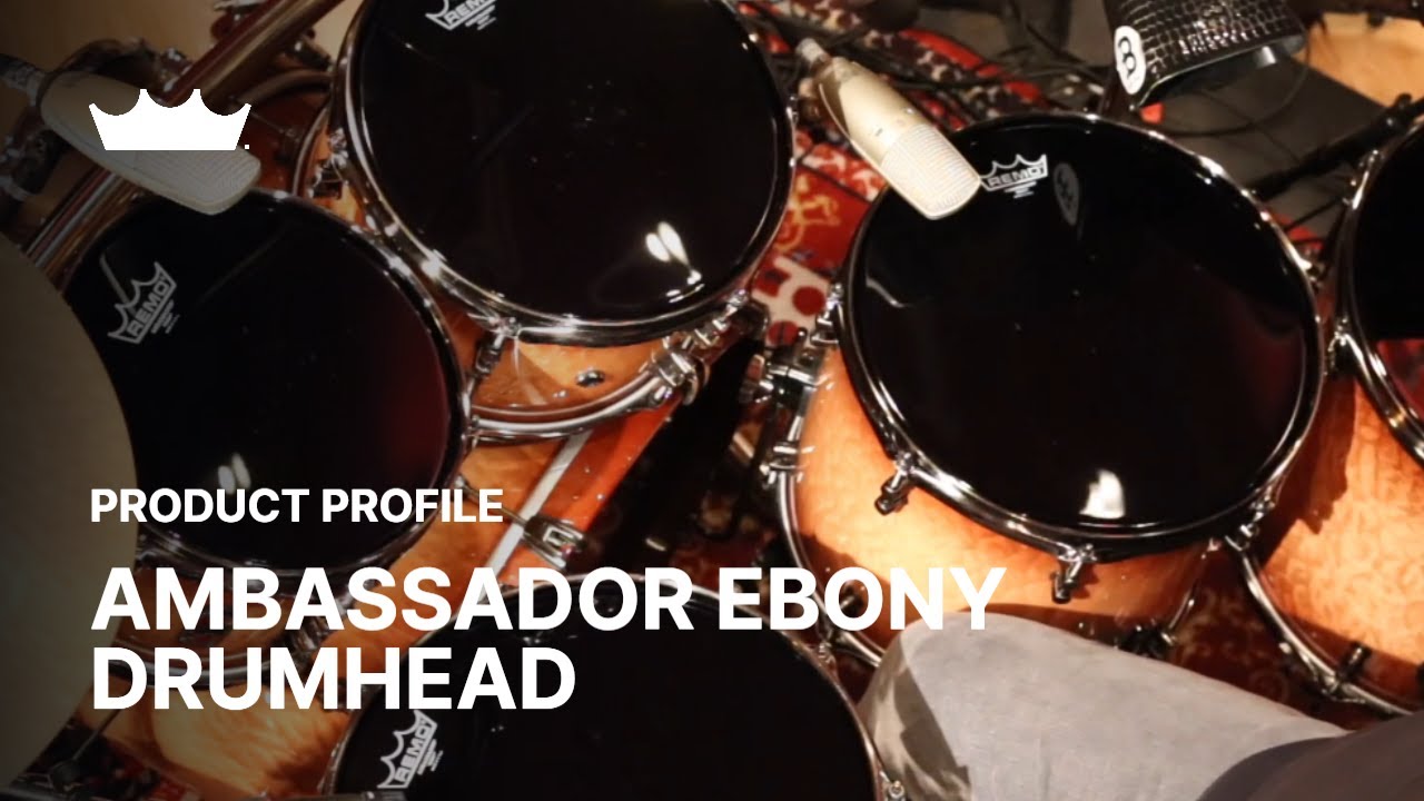Ambassador Ebony Drumhead | Remo