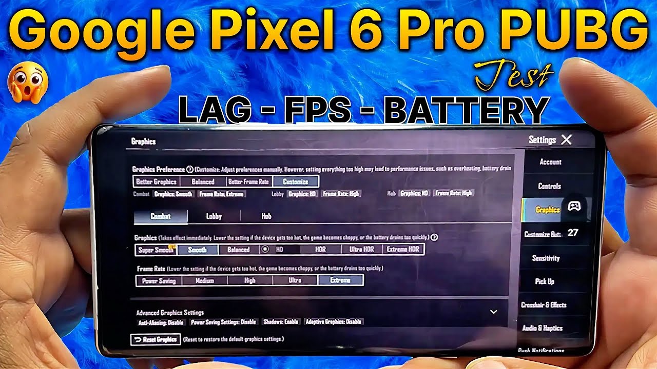 Google Pixel 6 Pro PUBG Test 🔥 - Google PUBG Test - PUBG
