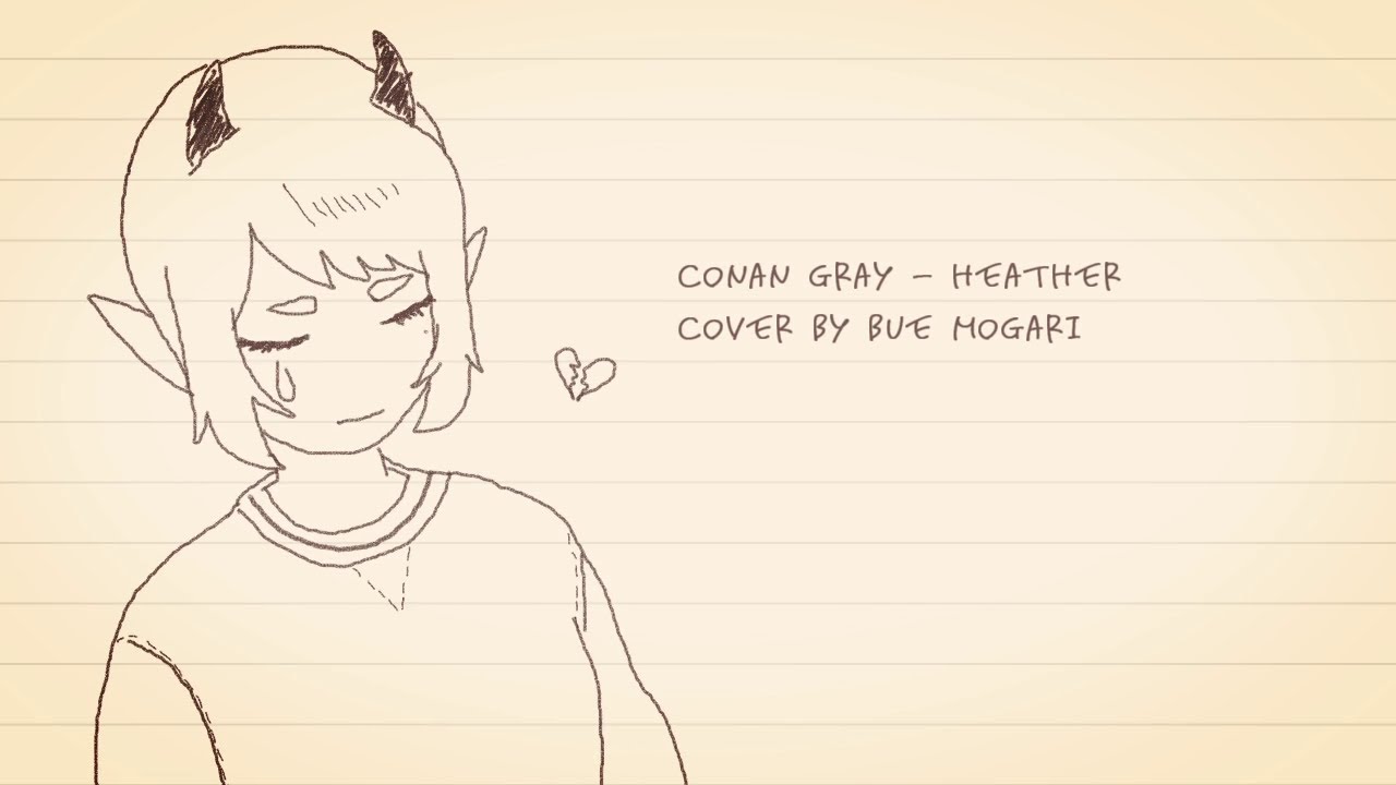 Conan Gray - Heather (POP PUNK COVER) by 虎落ブエ【弾いてみた＆歌ってみた】