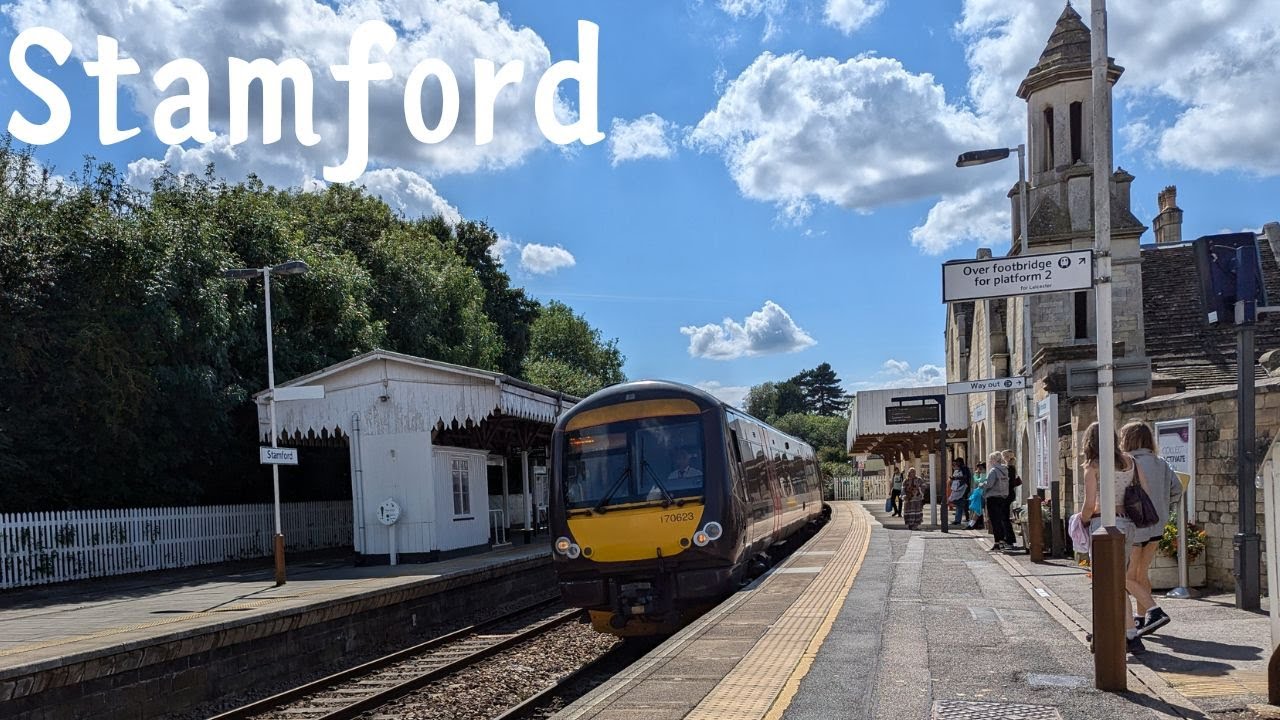 Stamford Train station and journey to Peterborough | July 2024