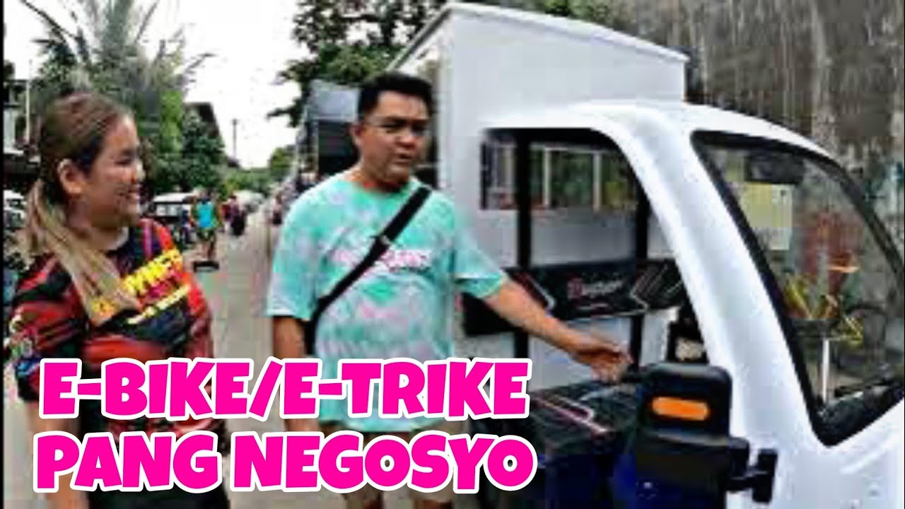 E-BIKE/E-TRIKE PANG NEGOSYO DITO LANG YAN SA WAYNE