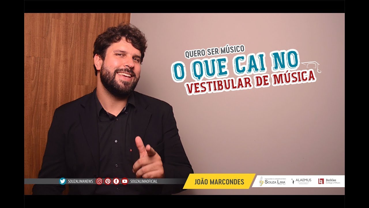 O que Cai no Vestibular de Música - Quero Ser Músico #VemProSouzaLima