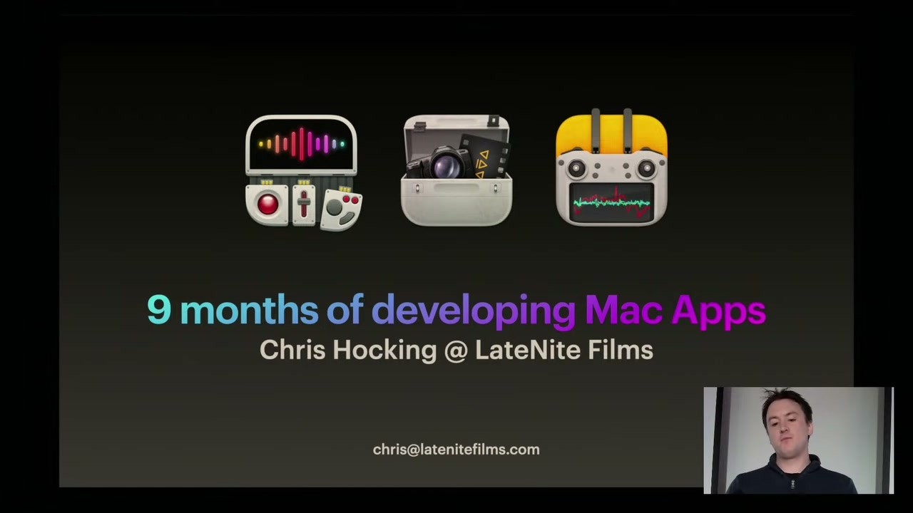 Chris Hocking - 9 months of developing Mac Apps (2023)