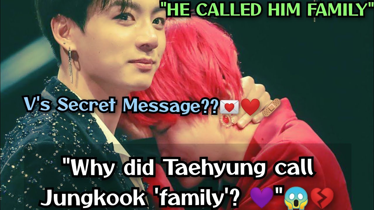The Secret Truth: Why BTS V Calls Jungkook His 