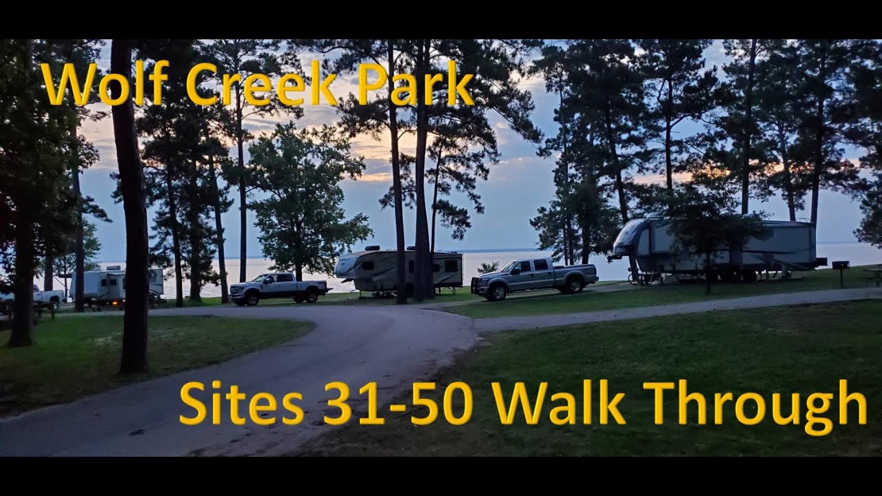 Wolf Creek Park walk through Sites 31-50
