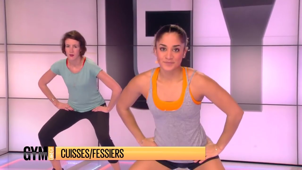 Gym direct : CUISSES FESSIERS (2e cours enregistré)