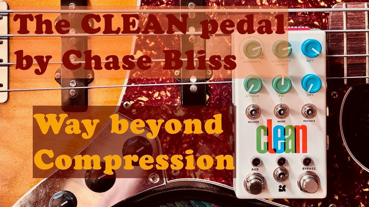 Chase Bliss CLEAN Pedal: Everything a bass player needs and more