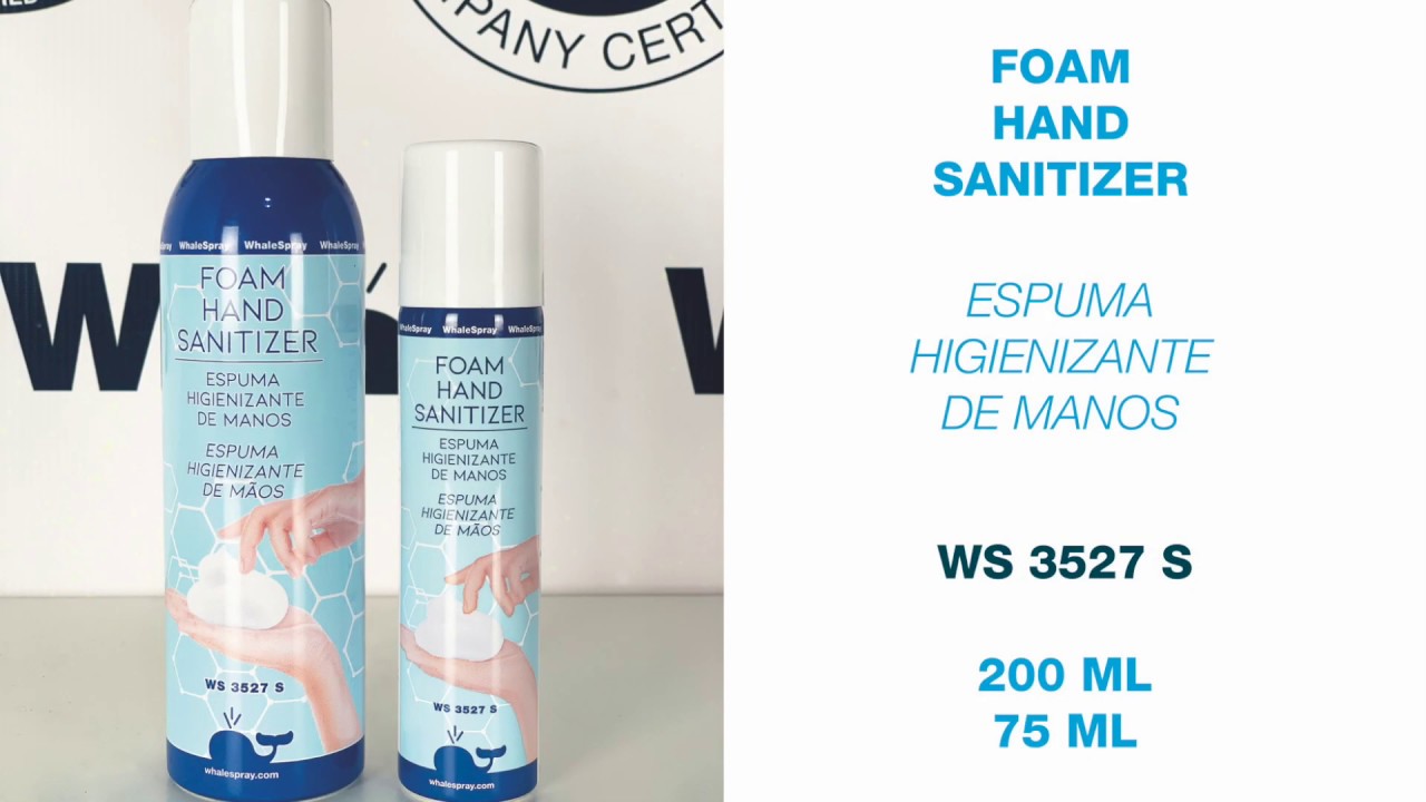 WS Foam Hand Sanitizer Application