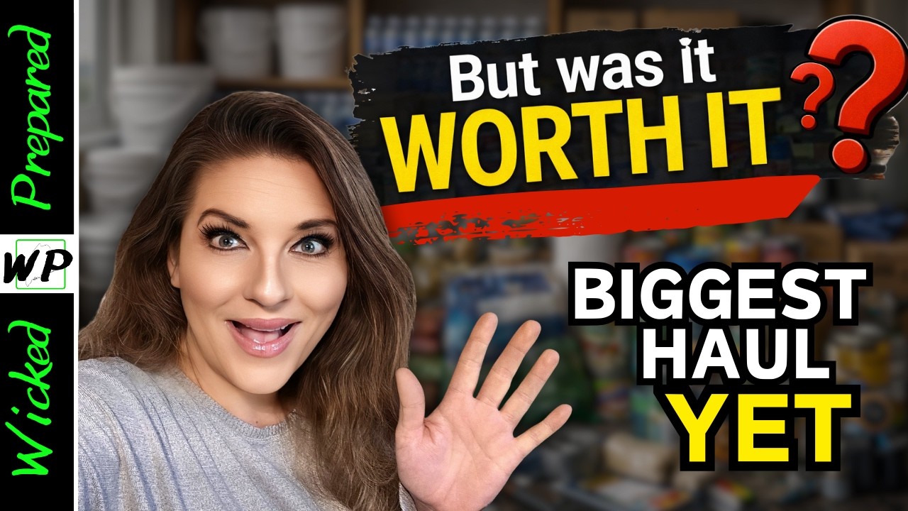 My Biggest Prepper Pantry Haul Ever! (Spoiler Alert: It’s NOT Beans & Rice)