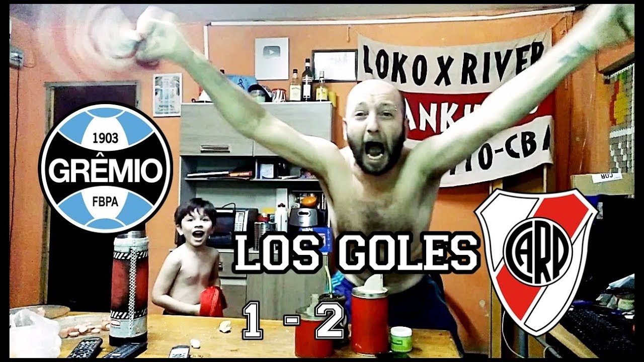 Gremio 1 River 2 | Reacciones de un Hincha de River | GOLES Copa Libertadores