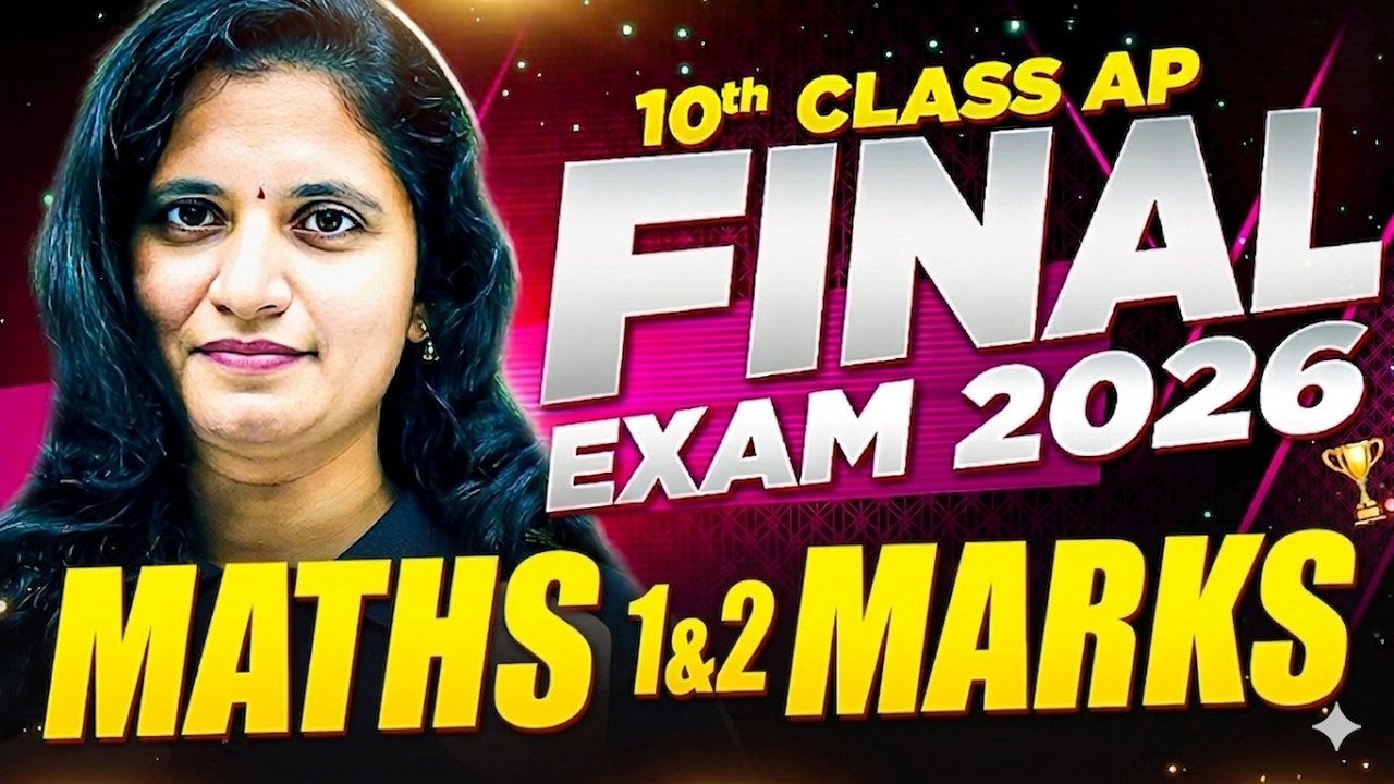 AP 10th Class 1&2 Marks Revision | Maths | Public Exam Important Questions