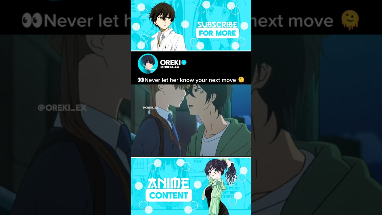 🫠Never let her know your next move ✨ #anime #animeedit #animeshorts