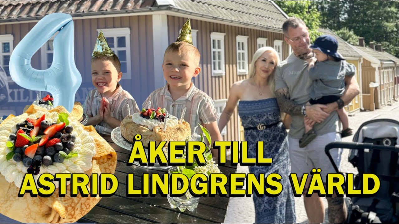 FIRAR ATLAS OCH LION 4 ÅR!!! |vlogg