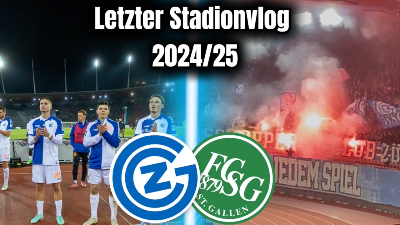 GCZ vs. FC St.Gallen | Playoff 5/5 | Letzer Stadionvlog | GC muss in die Barrage🥶😳 | Stadionvlog #20