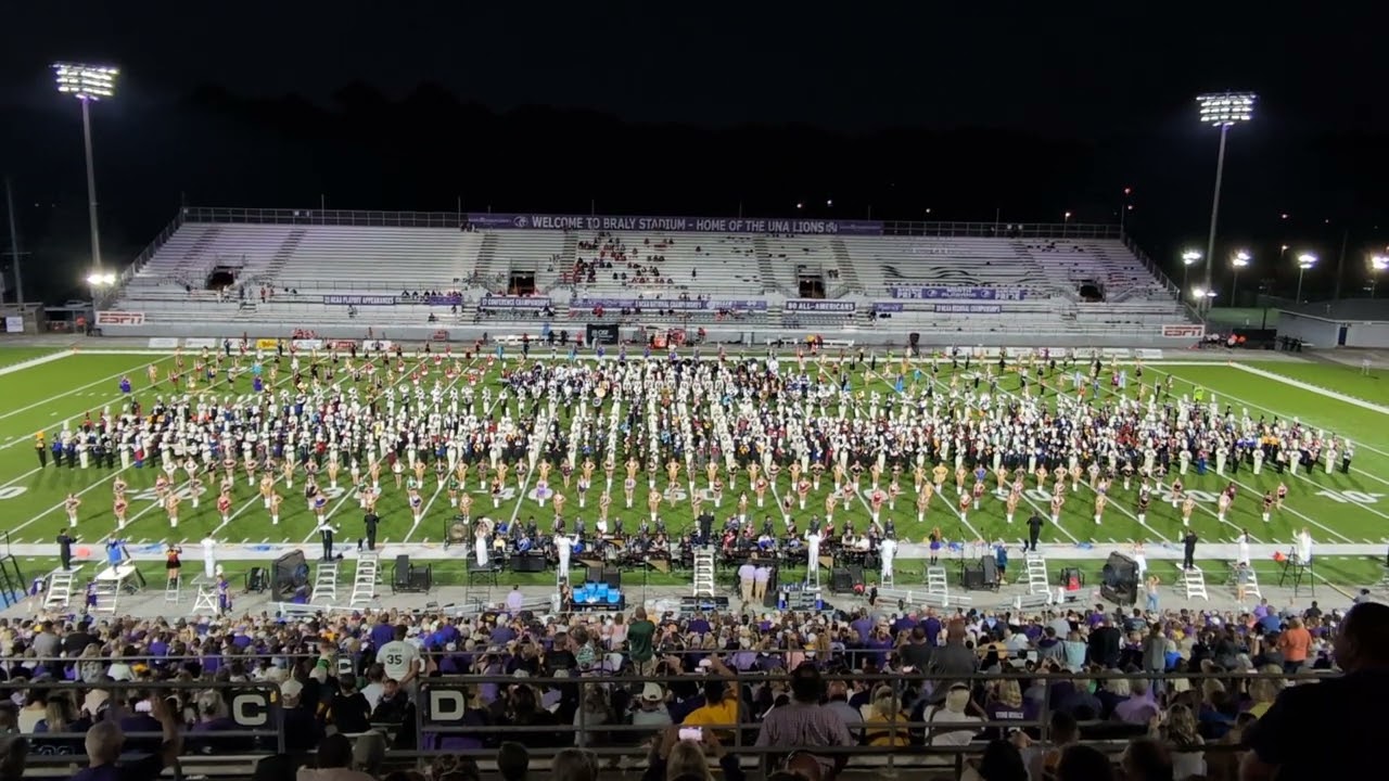 UNA Marching Band Extravaganza 2024 Battle Hymn Chorale