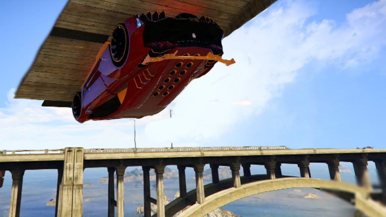 DOUBLE BRIDGE WALLRIDES! (GTA 5 Online)