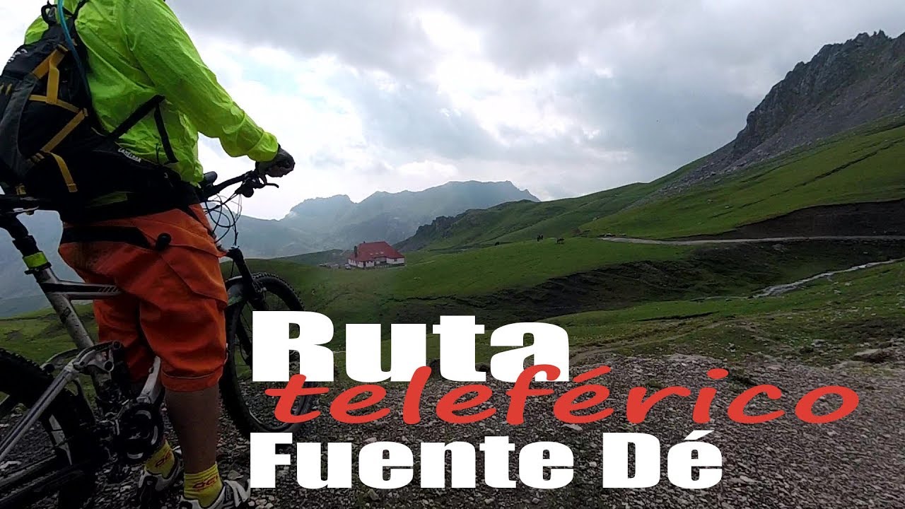 MTB Picos de Europa - Con las bicis en el teleférico