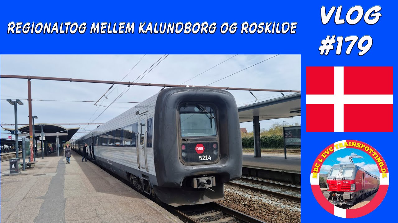 Regionaltog mellem Kalundborg og Roskilde | Trip report (1 klasse) | Vlog 179