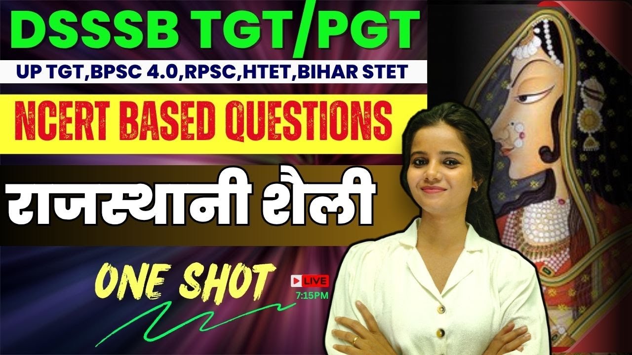 DSSSB TGT- DRAWING|राजस्थानी शैली || #tgt_art2025 #tgtpgtart #tgtpgtexam #kala #arttgtpgt #dsssb_art
