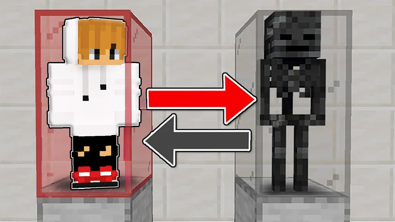 BRAIN SWAP: I BECAME A WITHER SKELETON in Minecraft! ( Tagalog )