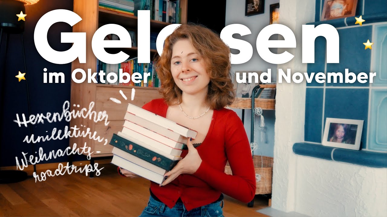 Meine 13 gelesenen Bücher aus Oktober und November 📚🍁🍄‍🟫