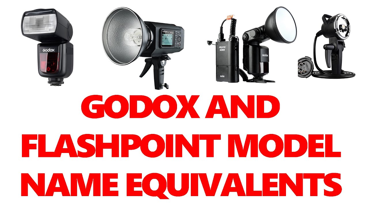 Godox and Flashpoint (Adorama) Product Name Equivalents
