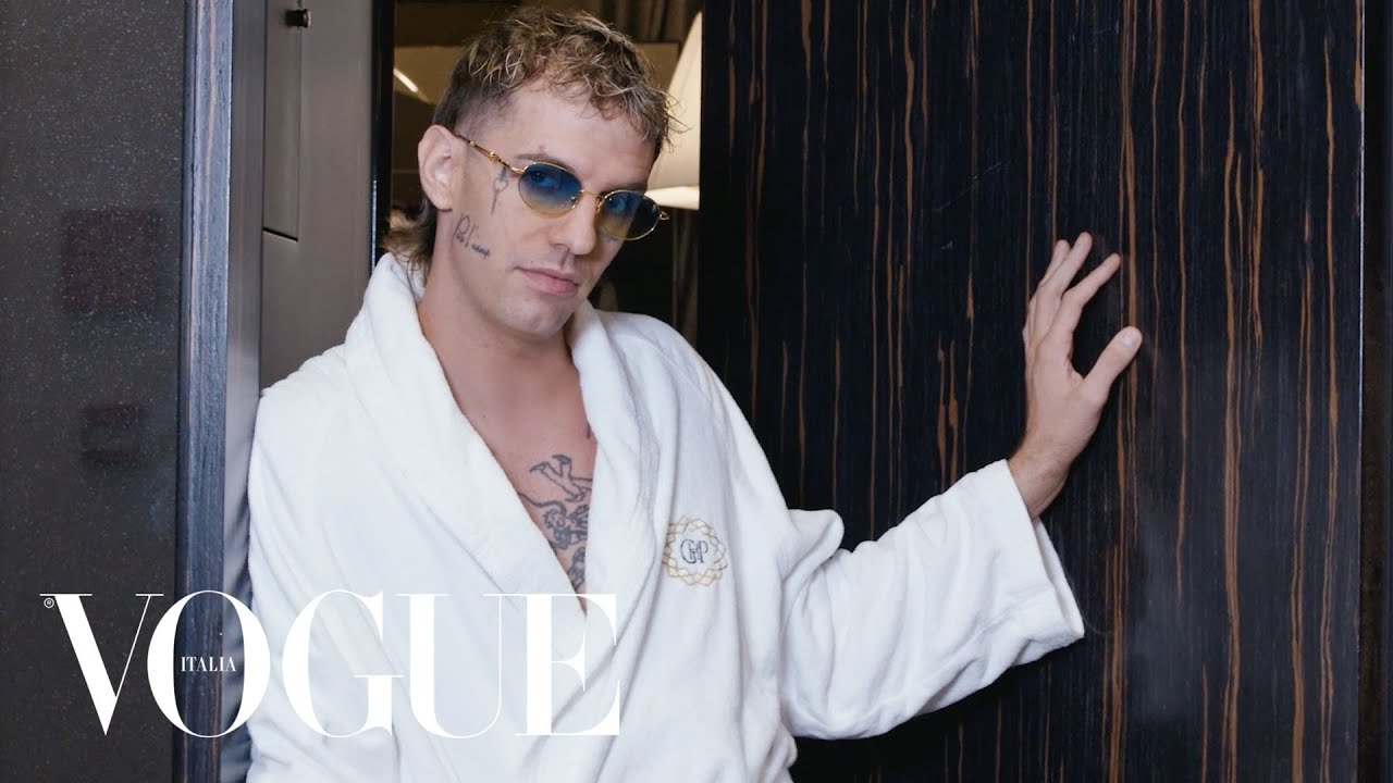 Achille Lauro si prepara per Forces of Fashion | Vogue Italia