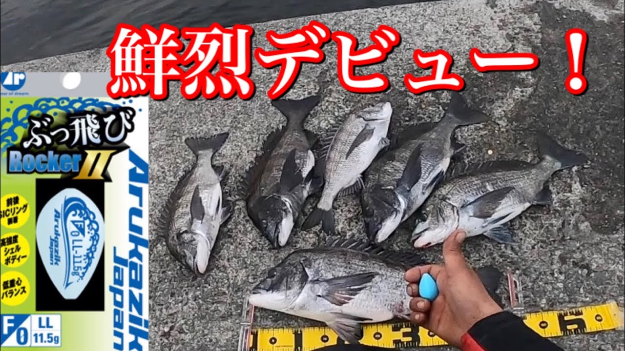 全遊動沈め釣り[チヌフカセ釣り]ぶっ飛びロッカーII鮮烈デビュー！！