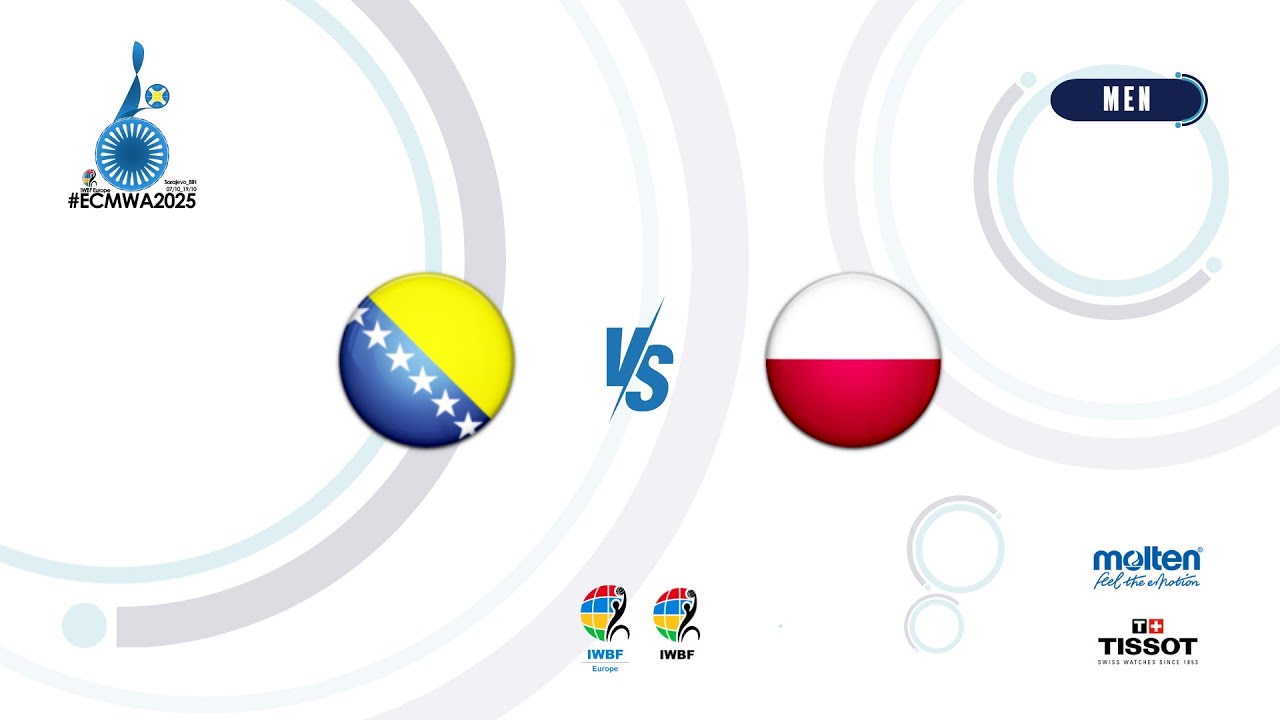 European Championship 2025 | Men | Bosnia & Herzegovina vs Poland