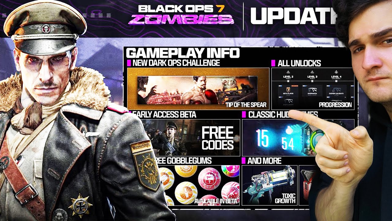 NEW Black Ops 7 Zombies BETA Rewards!? - BO6 Zombies FREE Codes & Classic HUD Update MODE Review