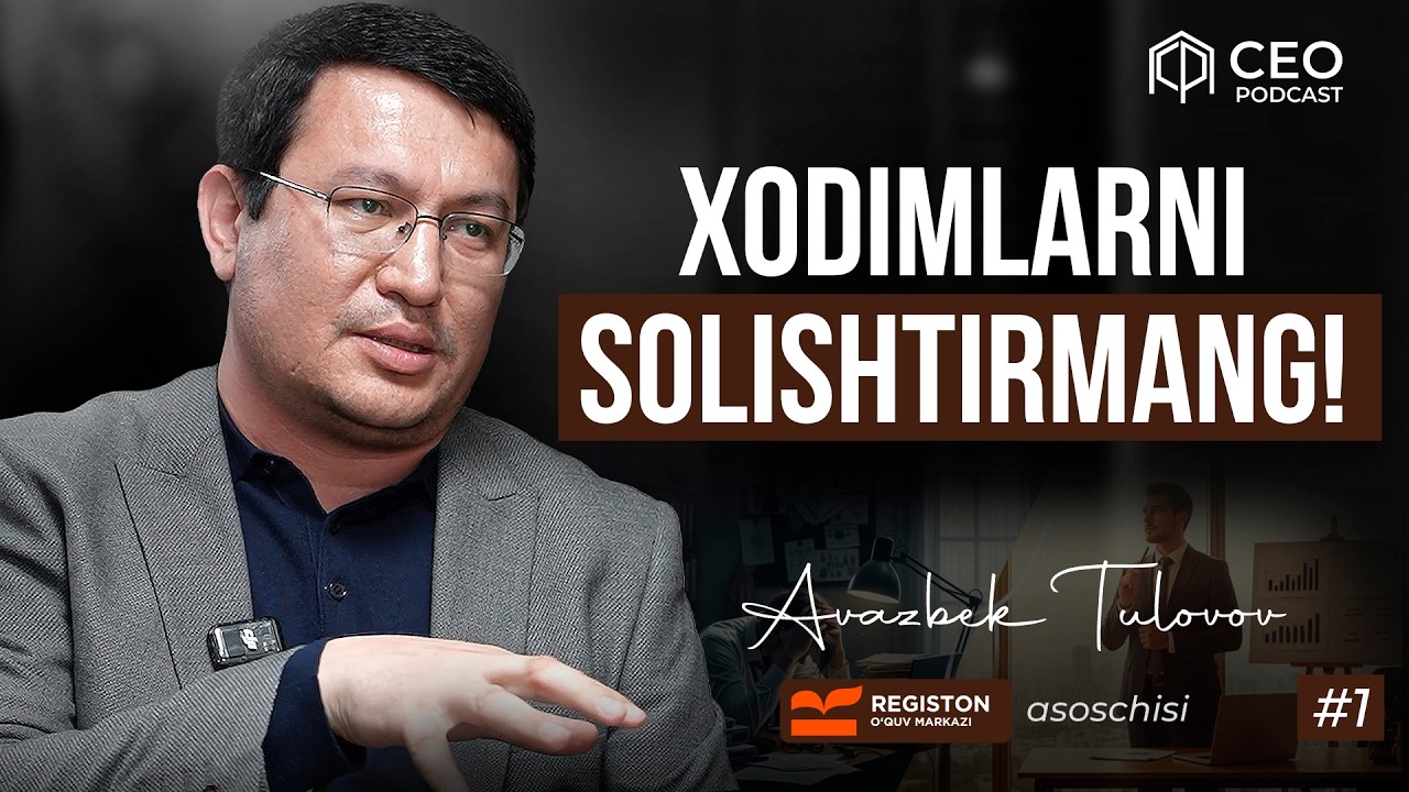 Birinchi o'rinda o'zingiz ishonishingiz kerak - Avazbek Tulovov
