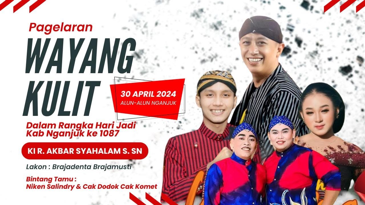 WAYANG KULIT || KI AKBAR SYAHALAM S.Sn || LAKON BRAJADENTA BRAJAMUSTI || HARI JADI NGANJUK KE 1087