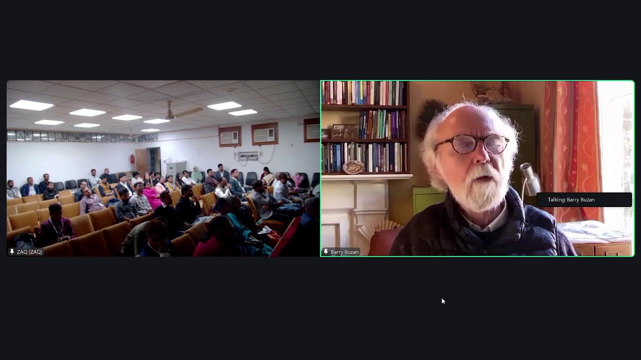 Prof. Barry Buzan, IR Conference , AMU