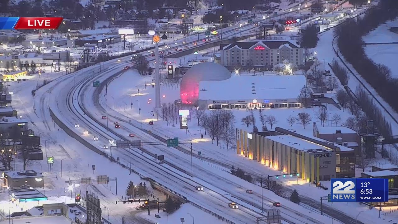 Truck travel ban due to heavy snowfall