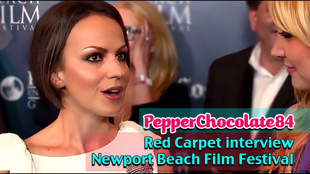 Onorina Myslymi / pepperchocolate84 on the Red Carpet for the Newport Beach Film Festival