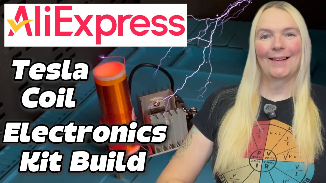 Электронный набор для сборки катушки Теслы от AliExpress! Играет музыку!