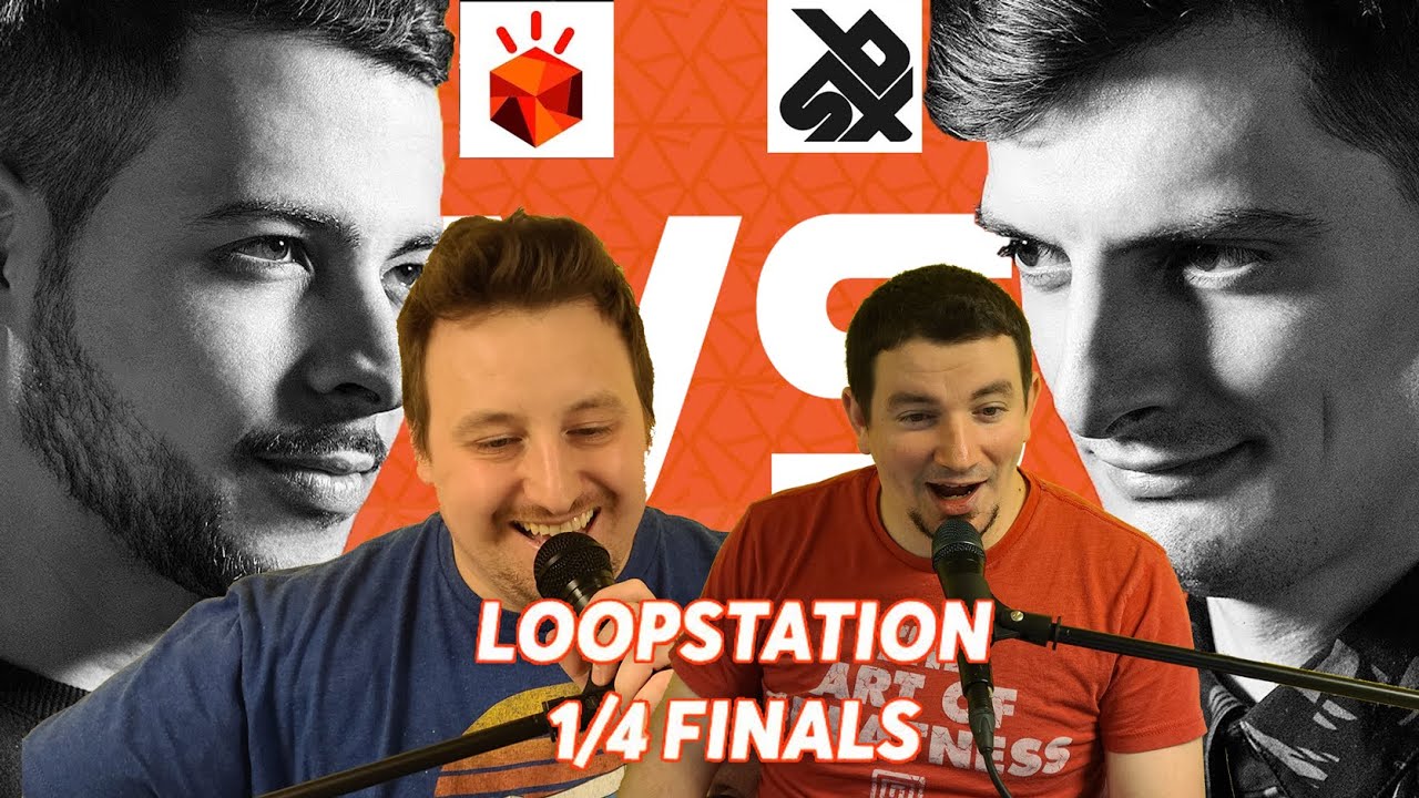Beatness VS Inkie at the Grand Beatbox LOOPSTATION Battle 2018 1/4 Finals - Jetpack Superheroes
