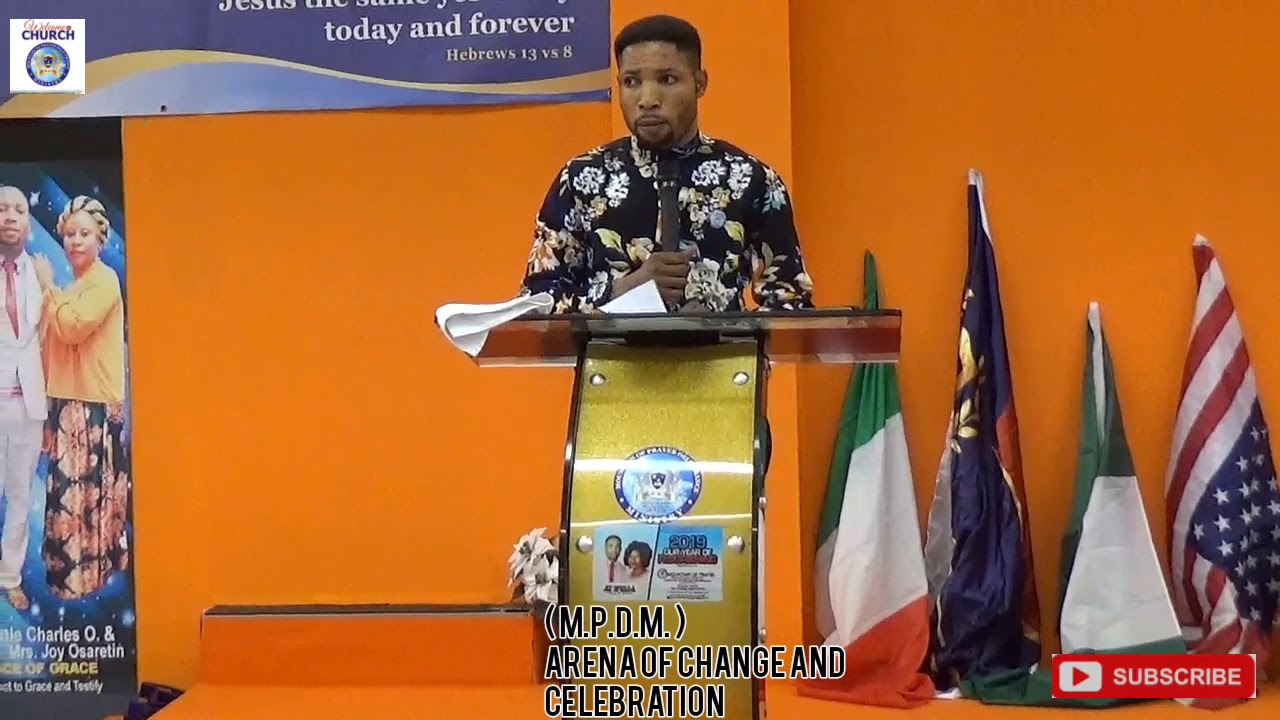 Sunday service with Apst Charles O.Osaretin. ( Arena of Change And celebration ).