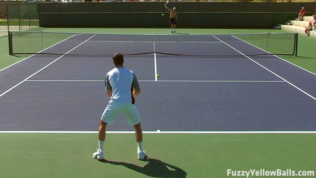 Radek Stepanek hitting in High Definition