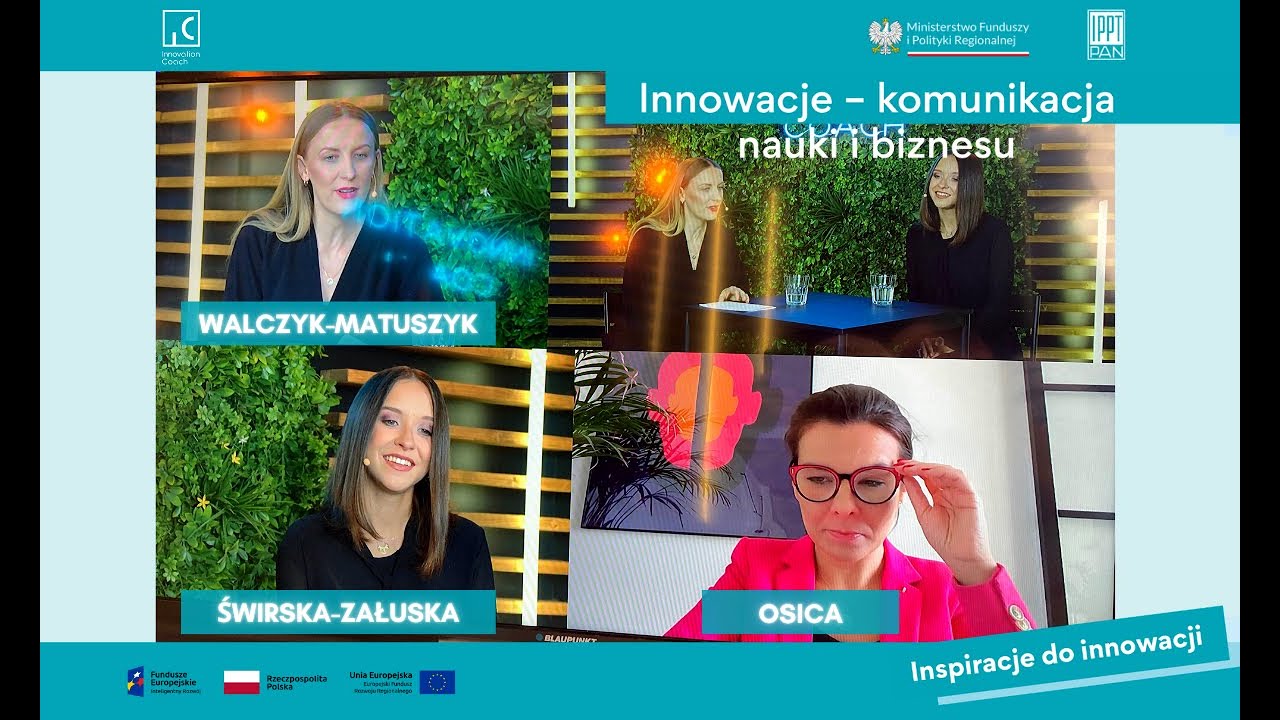 Inspiracje do innowacji - Innovation Coach || #3 Innowacje - komunikacja nauki i biznesu