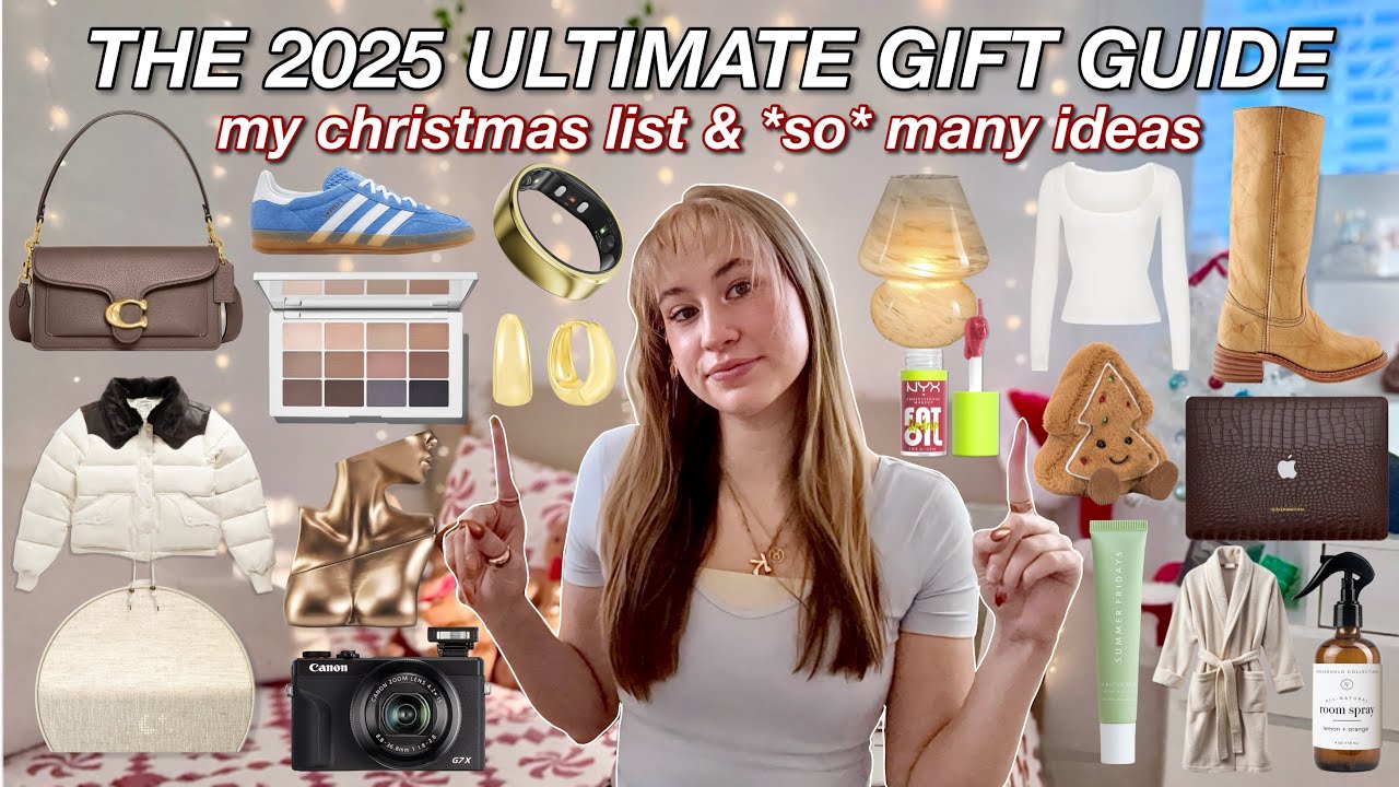 LAST MINUTE GIFT IDEAS | THE ULTIMATE GIFT GUIDE | 150+ ideas for an IT GIRL list (with links) 🎄🎁