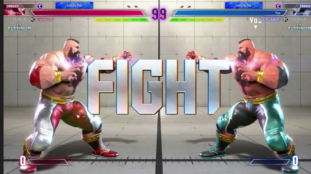 Mirror Match Zangief VS Zangief