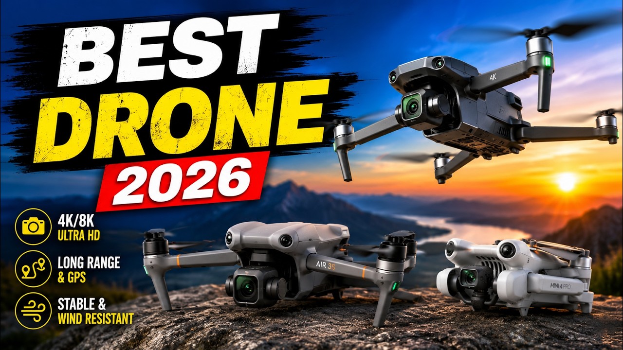 Top 5 Best Drone 2026 &ndash; Ultimate Buyer&rsquo;s Guide!