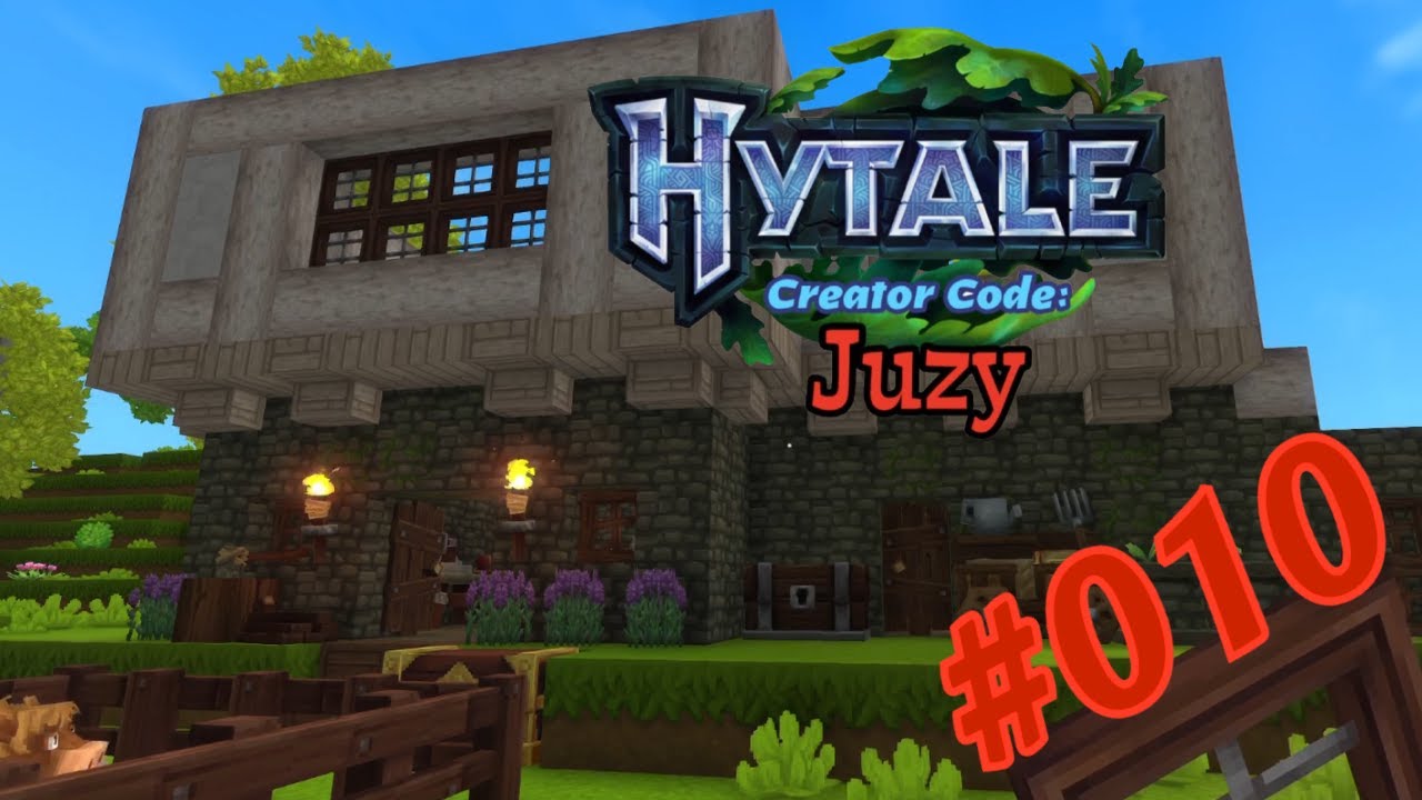 Hytale Gameplay #010 - 👍🏼I have iron armor, food and windows now