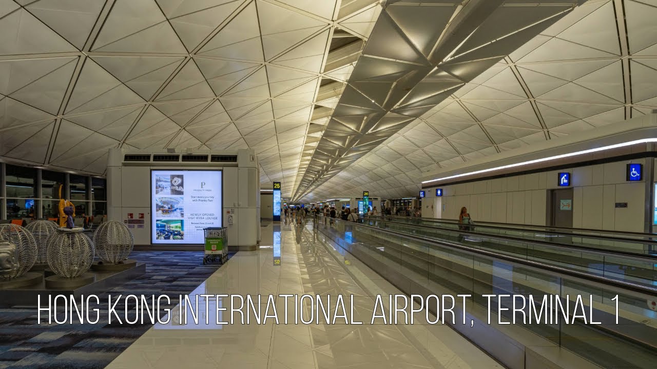 [4K Hong Kong] Hong Kong International Airport, Terminal 1