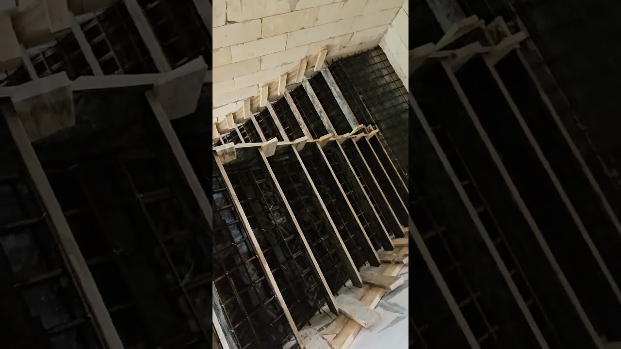 #Betoniniai #laiptai #Vilnius #Lietuva. Paruo&scaron;ti klojiniai laiptų betonavimui.